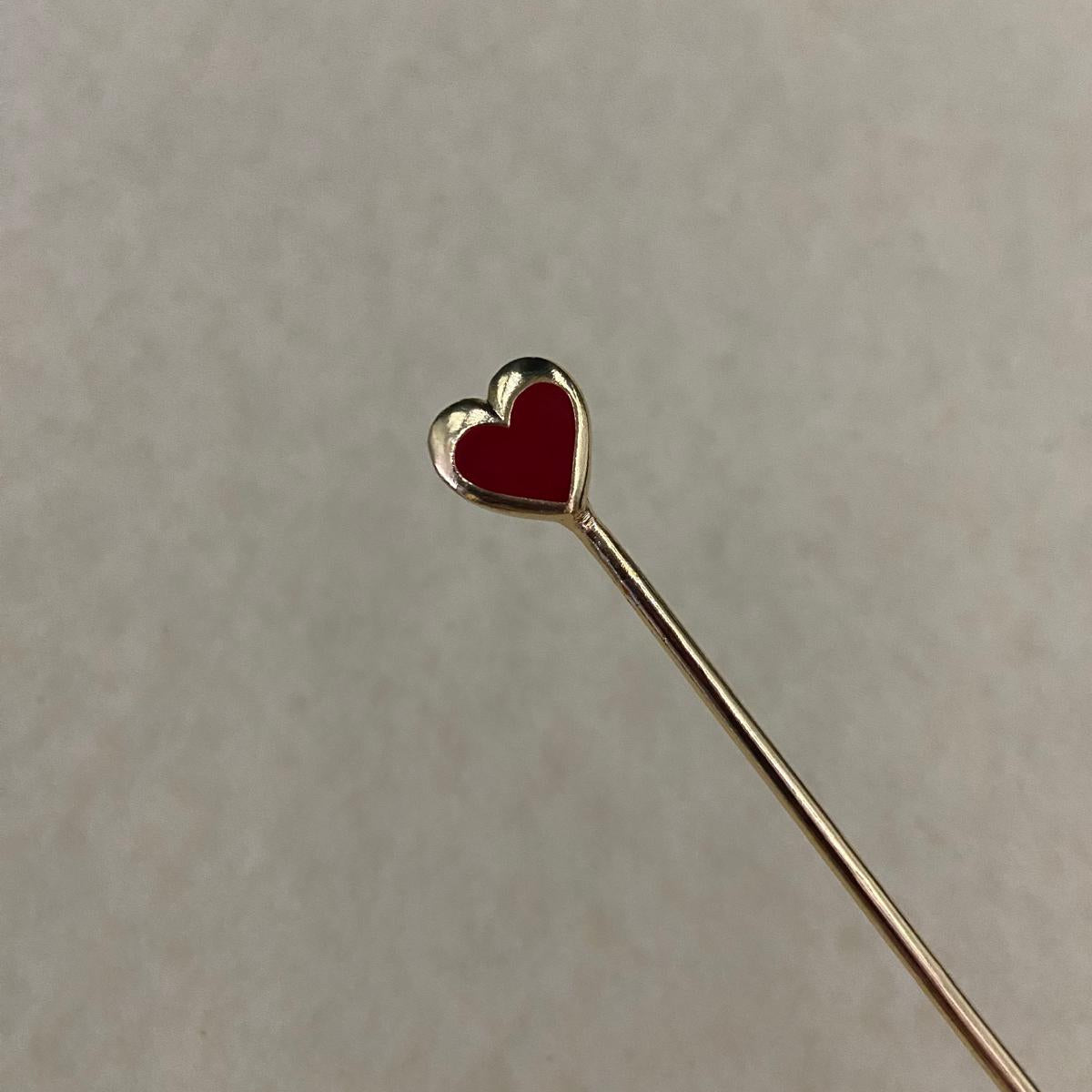 Gold plated HEART bookmark-2