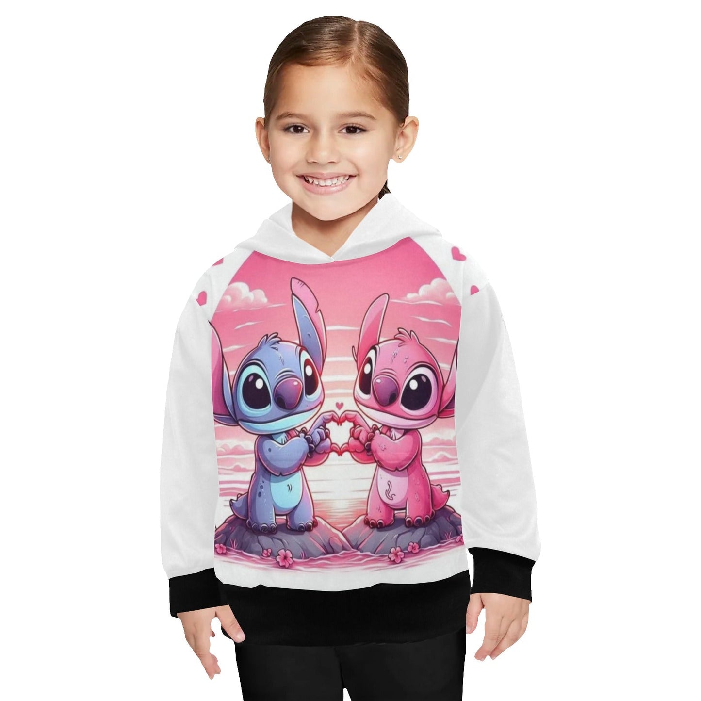 Girls Cartoon Hoodie – Grozavu Love Edition