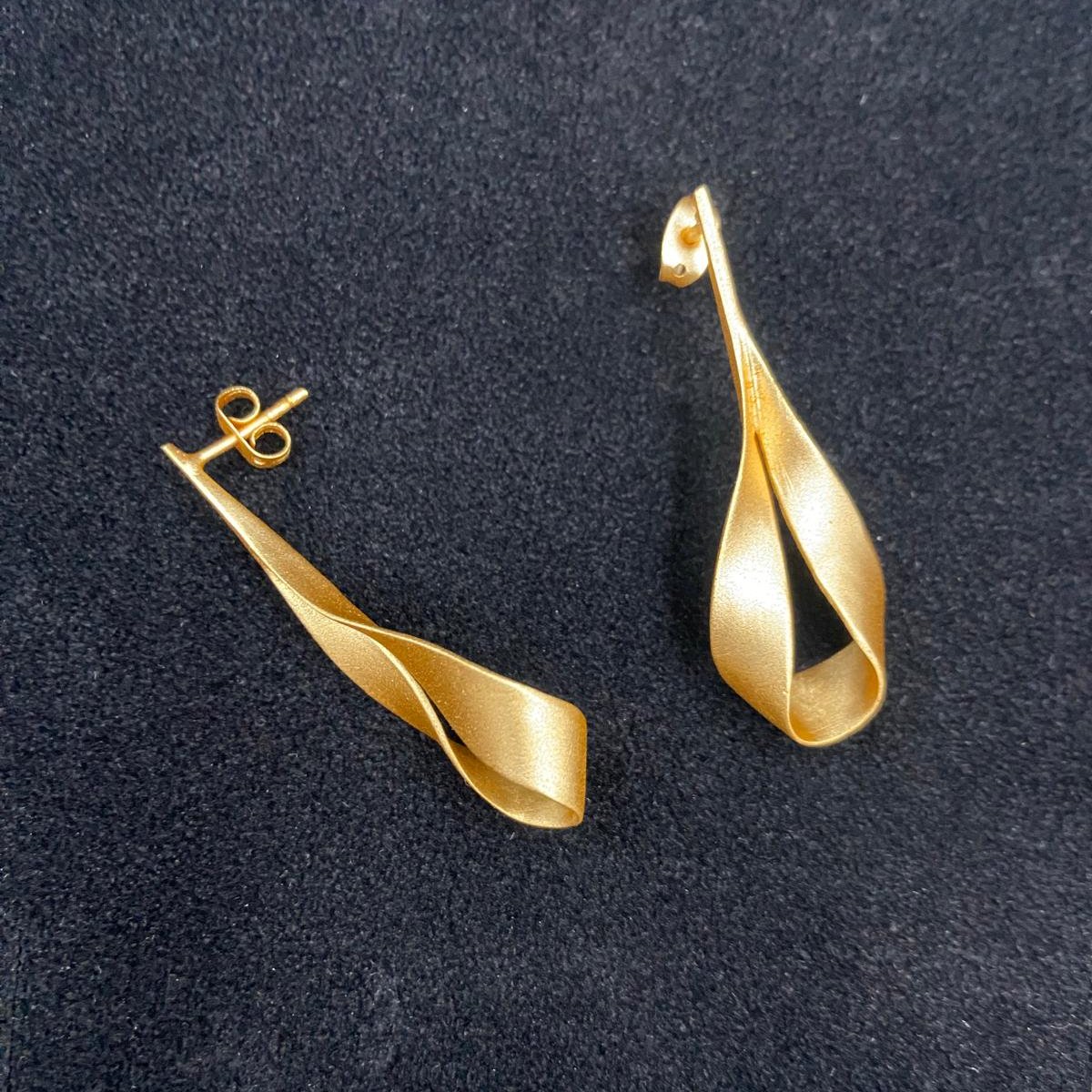 Gold-plated LAZO earrings - Design with character-4
