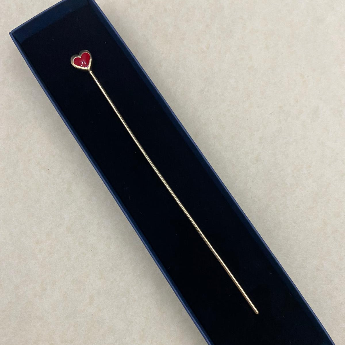 Gold plated HEART bookmark-4