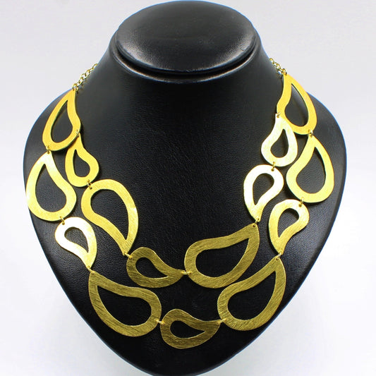 Collar GOTA bañado en oro-0