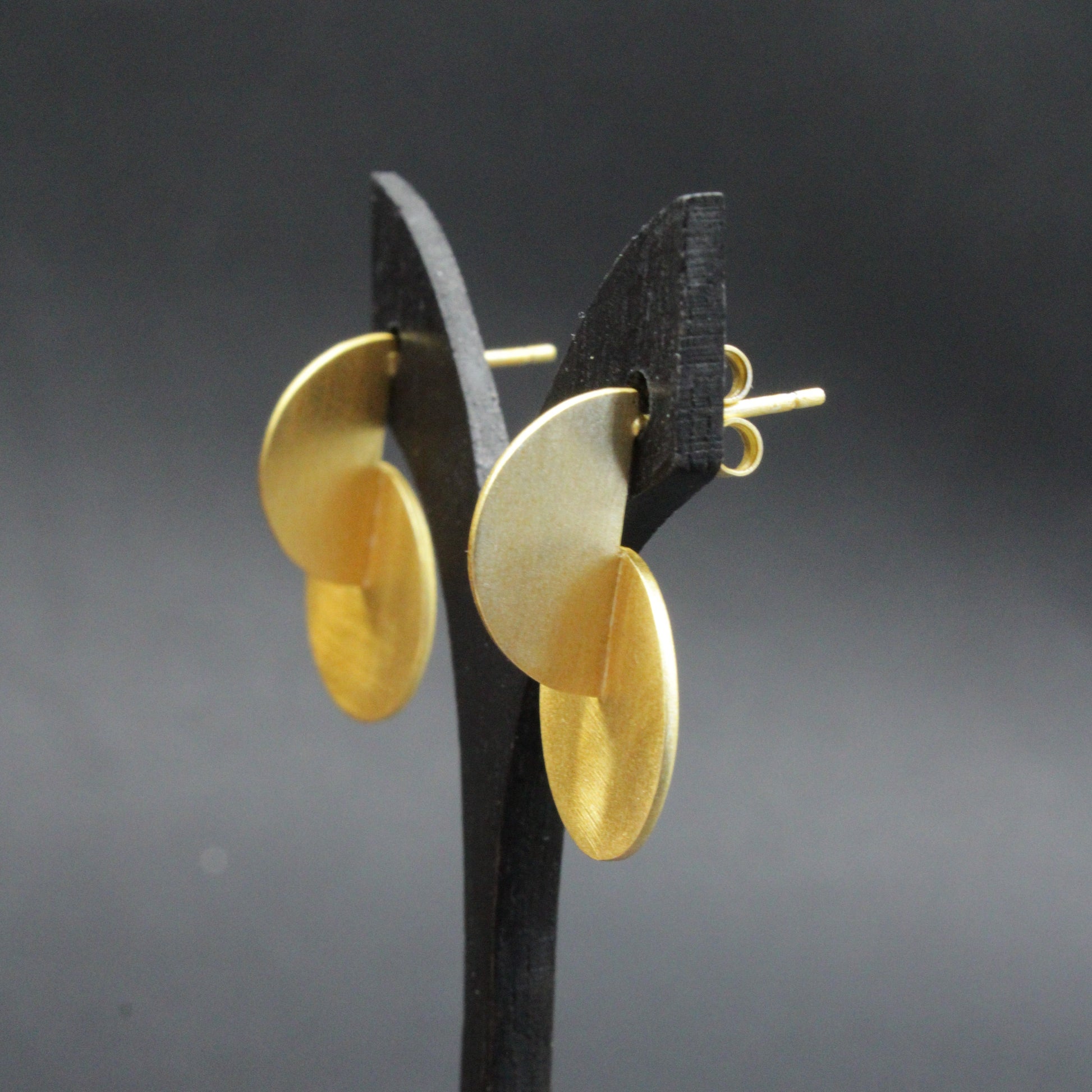 GROPIUS gold plated earrings-0