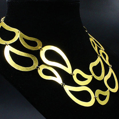 Collar GOTA bañado en oro-1
