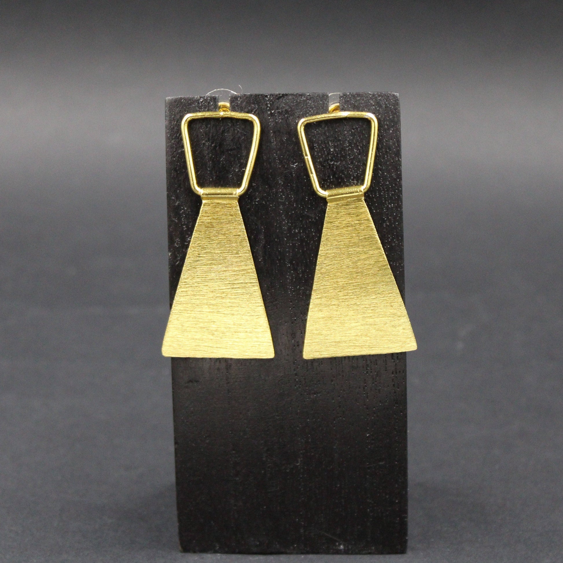 TRAPEZIO earrings gold plated-2