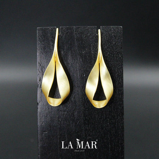 Gold-plated LAZO earrings - Design with character-0