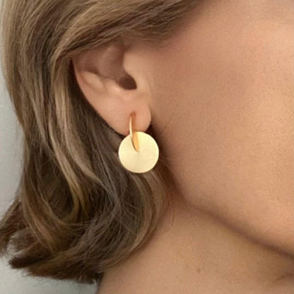 GROPIUS gold plated earrings-1